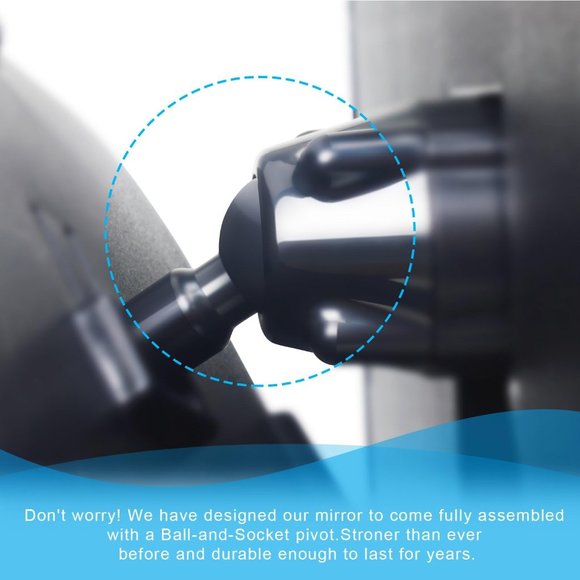 Shynerk Baby Car Mirror, Safety Car Seat Mirror for Rear Facing Infant - Picture 4 of 6